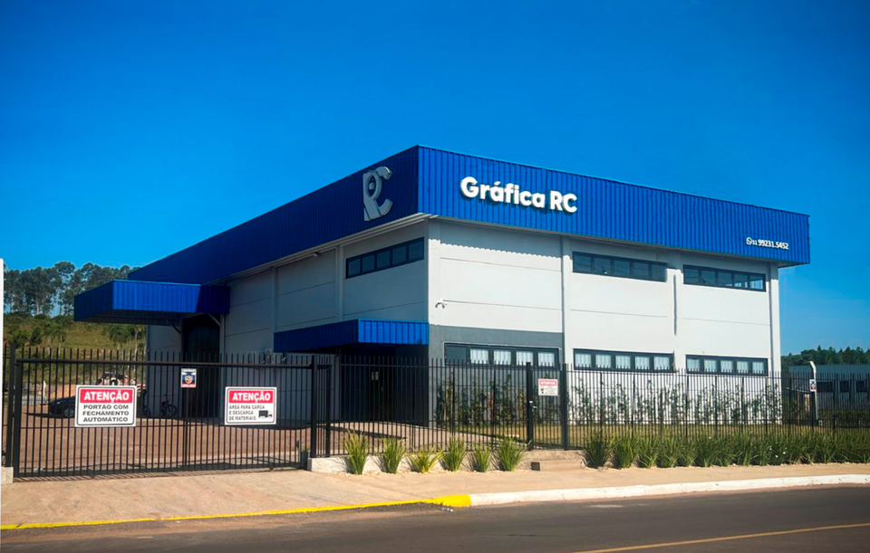 Fachada da Gráfica RC em Sapiranga/RS